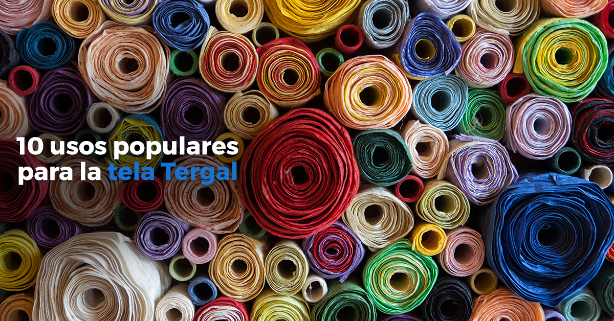 10 usos populares para la tela Tergal Catalán - Palermo Textil